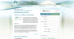 Desktop Screenshot of education.thewaytohappiness.org